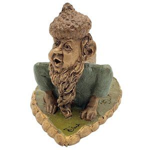 Tom Clark Gnome SLIM Signed Figurine #12 Gym Exercise Push-Ups Fitness 1989 COA